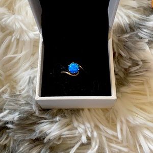 Beautiful opal sterling silver ring!